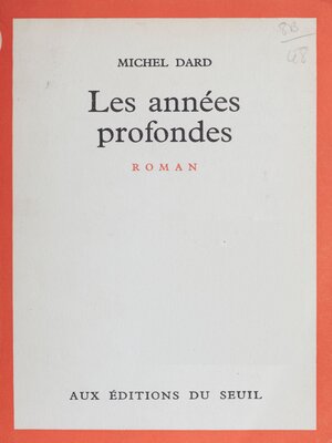 cover image of Les années profondes